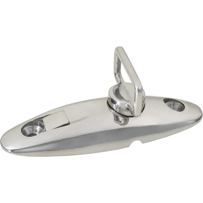 Marine-grade stainless steel quick-release sun shade mount that installs on the boat
